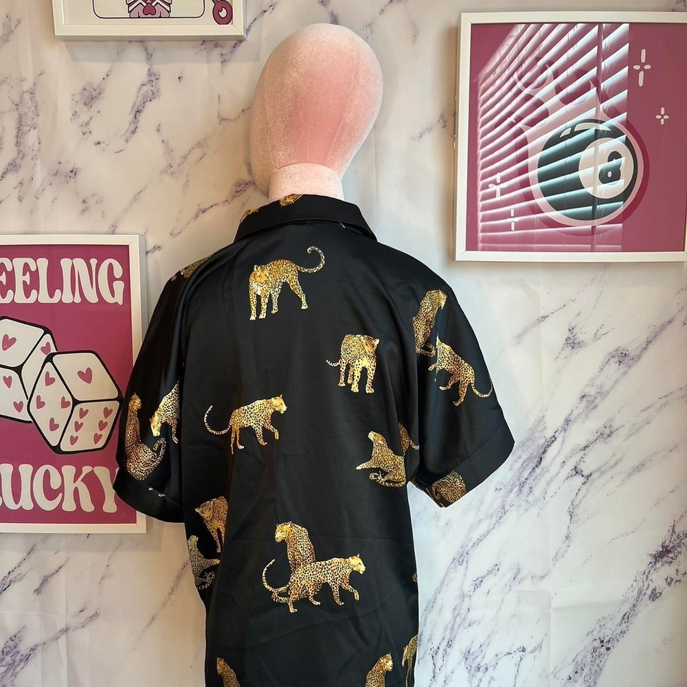 leopard blouse - Picture 2 of 4